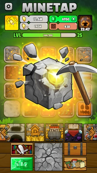 Minetap - Merge rpg clicker 3.12.1 Screenshot