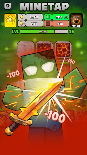 Minetap - Merge rpg clicker 3.12.1 Screenshot
