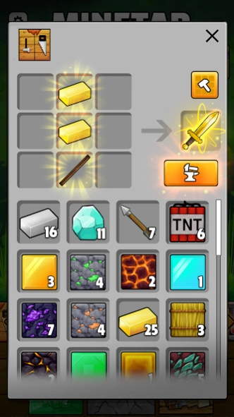 Minetap - Merge rpg clicker 3.12.1 Screenshot