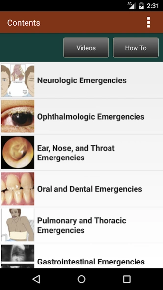 Minor Emergencies, 3e 1.3 Screenshot