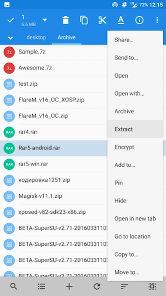MiX Archive (MiXplorer Add-on) 3.24 Screenshot