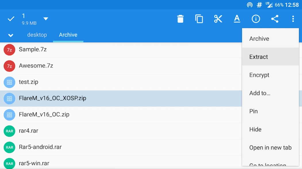 MiX Archive (MiXplorer Add-on) 3.24 Screenshot