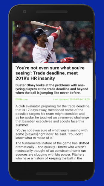 Baseball MLB News, Scores, Stats & Schedule 2020 1.2.1 Screenshot