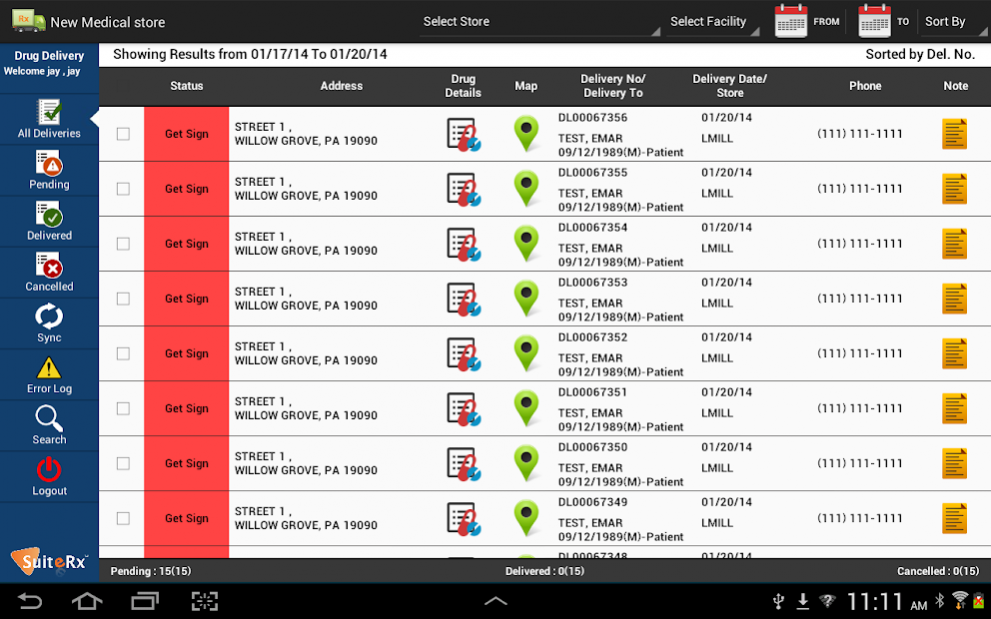 Mobile Delivery 10.0.2 Screenshot