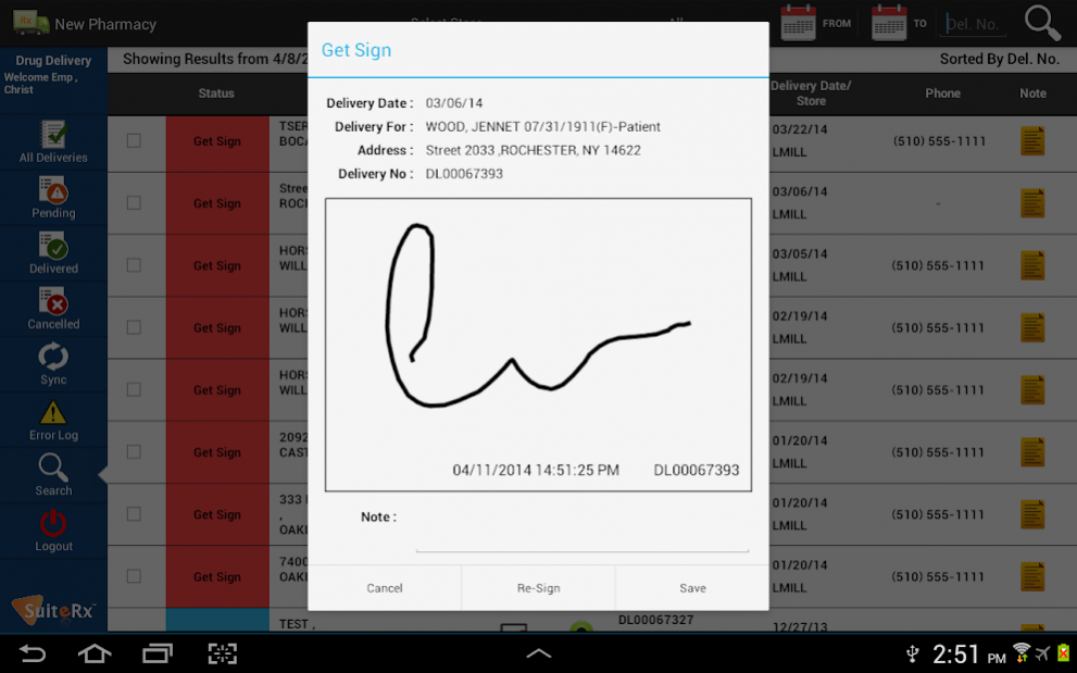 Mobile Delivery 10.0.2 Screenshot