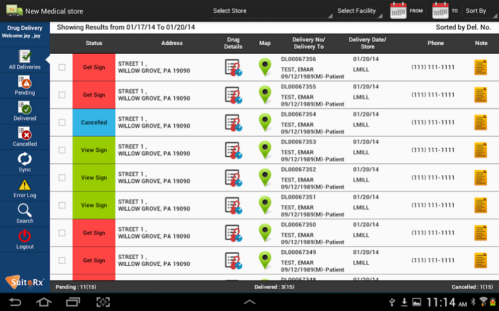 Mobile Delivery 10.0.2 Screenshot