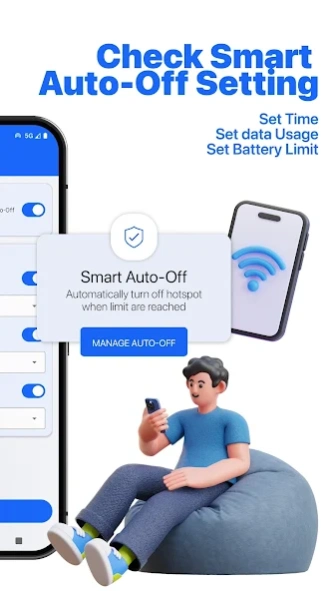 WiFi Hotspot: Auto-Off Manager 5.0.8 Screenshot