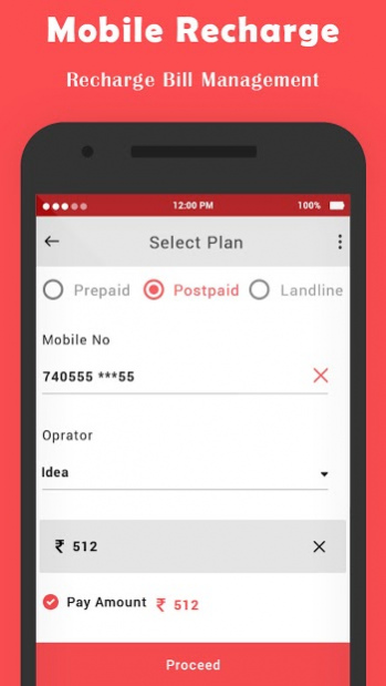 Mobile Recharge & Bill Pay : Online Phone Recharge 1.0 Screenshot