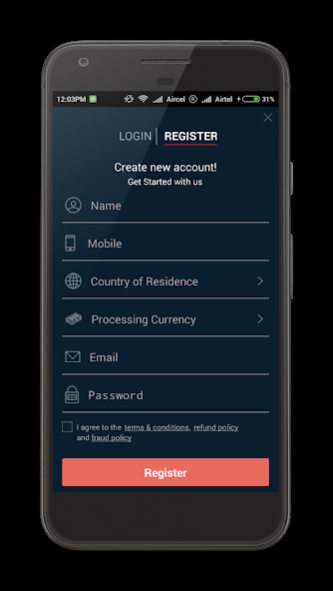 Mobile Recharge–Multi-Currency 1.1.8 Screenshot