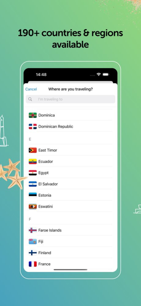 MobileSIM: Travel eSIM Data 5.1.5 Screenshot