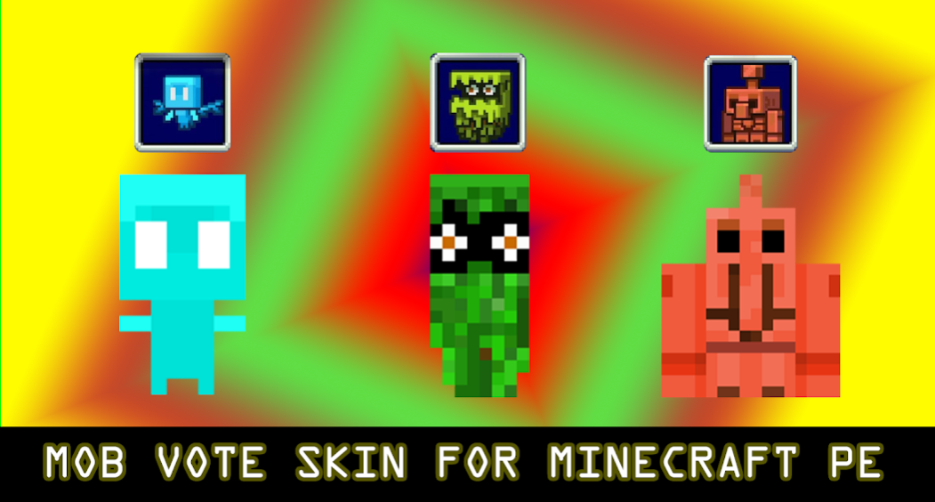 Mobs Vote mod for minecraft PE 1.5 Screenshot
