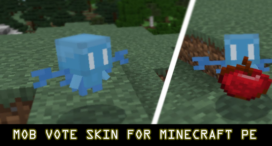 Mobs Vote mod for minecraft PE 1.5 Screenshot