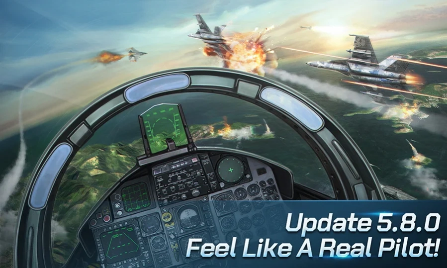 Modern Air Combat: Team Match 6.4.0 Screenshot