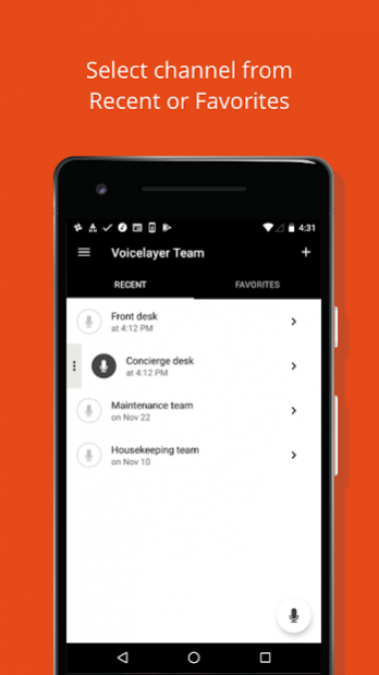 MODULO Walkie-Talkie PTT 1.7.2 Screenshot