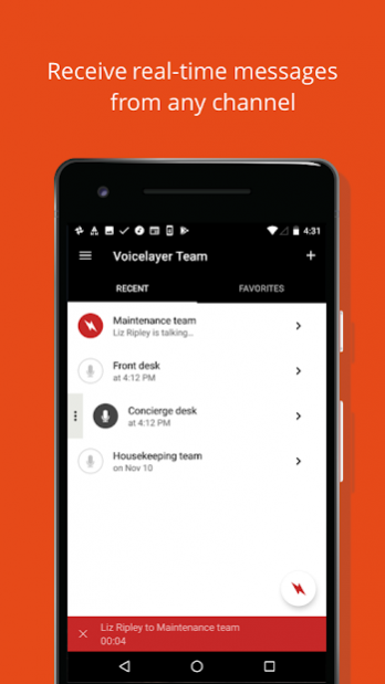 MODULO Walkie-Talkie PTT 1.7.2 Screenshot