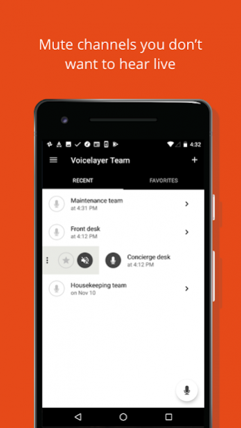 MODULO Walkie-Talkie PTT 1.7.2 Screenshot
