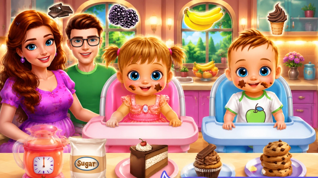 Mom Birth Twin Babyshower Game 1.10 Screenshot