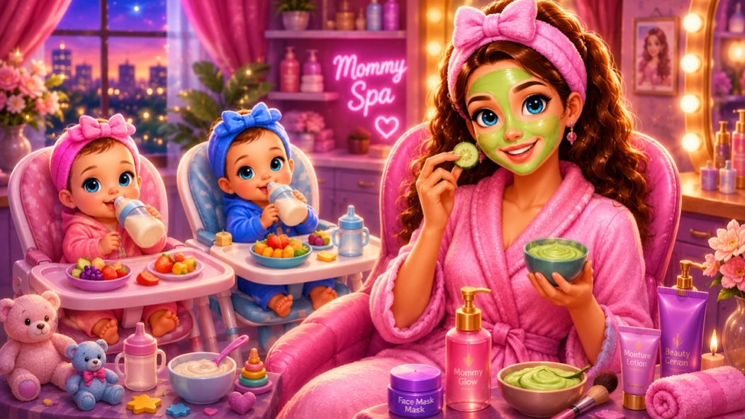 Mom Birth Twin Babyshower Game 1.10 Screenshot