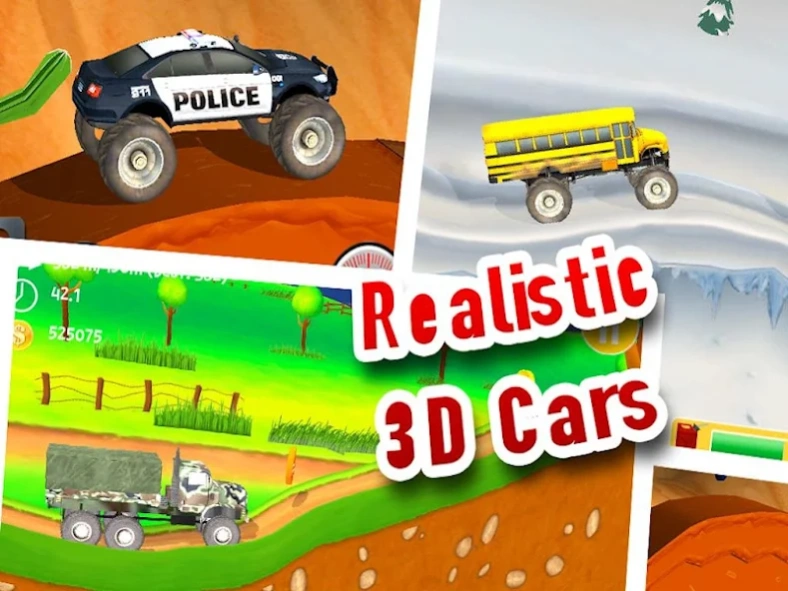 MONSTER TRUCK RACING 3D - FREE 1.1 Screenshot
