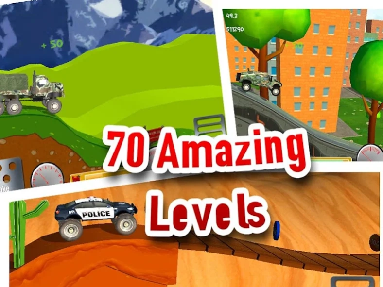 MONSTER TRUCK RACING 3D - FREE 1.1 Screenshot