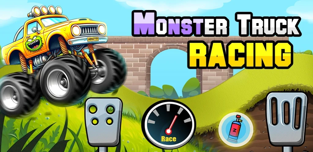 Monster Truck Kids Racing  Screenshot