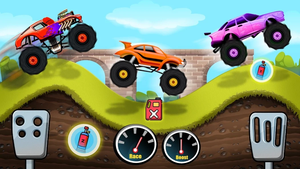 Monster Truck Kids Racing  Screenshot