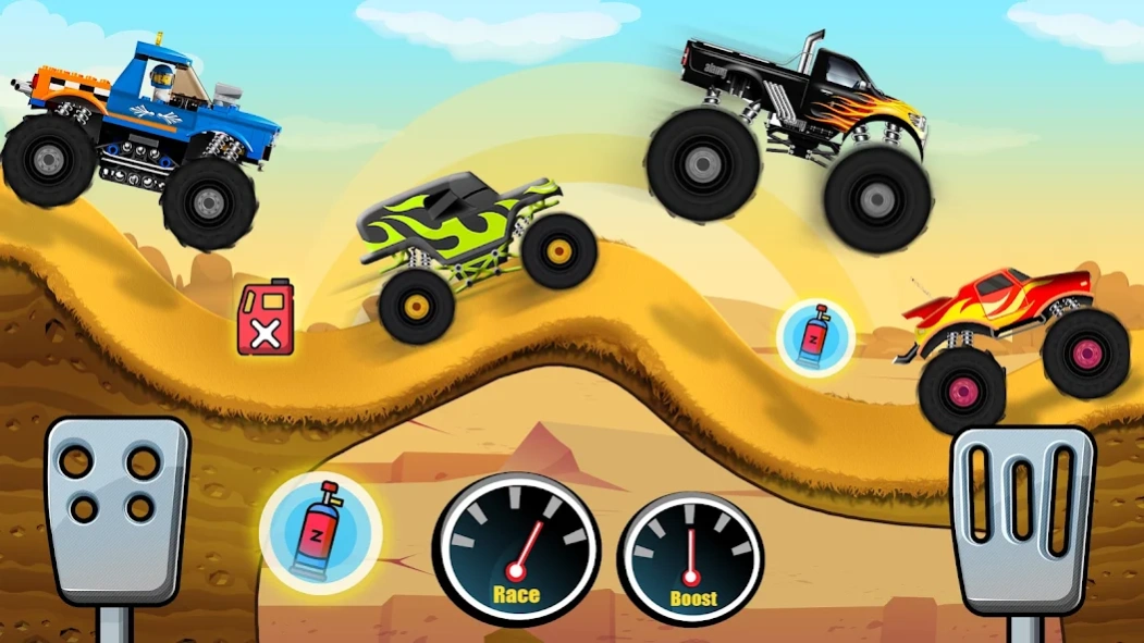 Monster Truck Kids Racing  Screenshot
