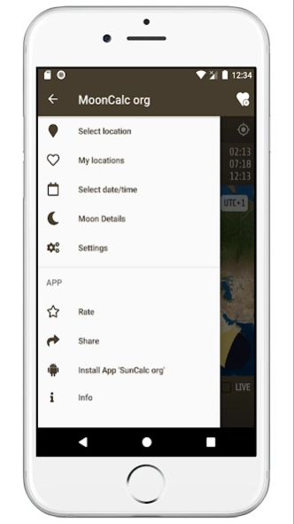 MoonCalc org 5.1 Screenshot