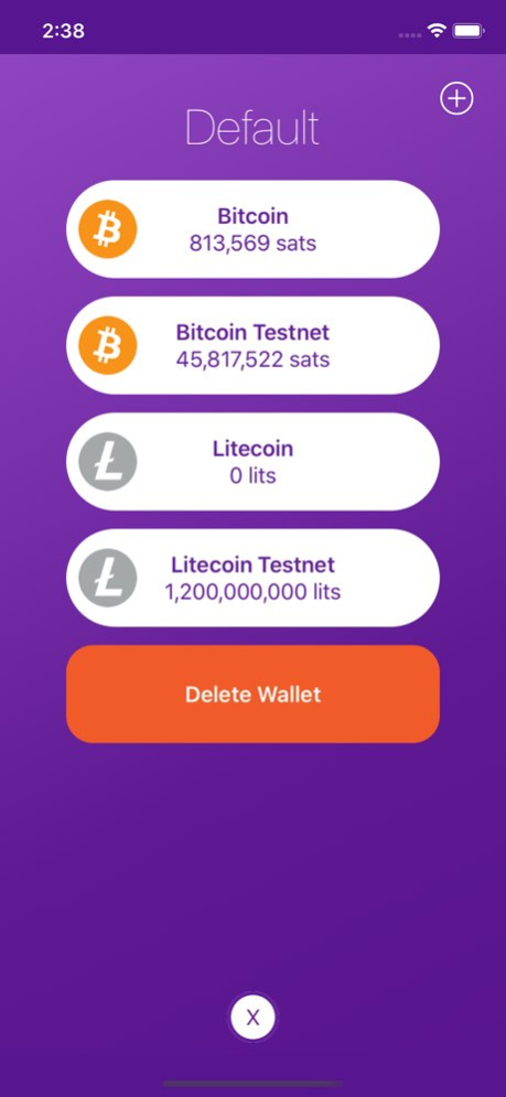 Moonshine Wallet 0.3.6 Screenshot