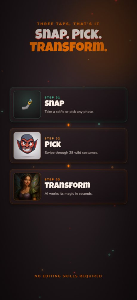 AI Costume Maker: MorphMe 2.0.0 Screenshot