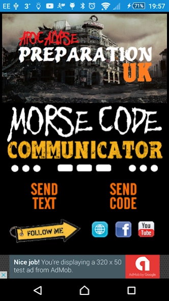 Morse Code Communicator APUK 1.0.5 Screenshot