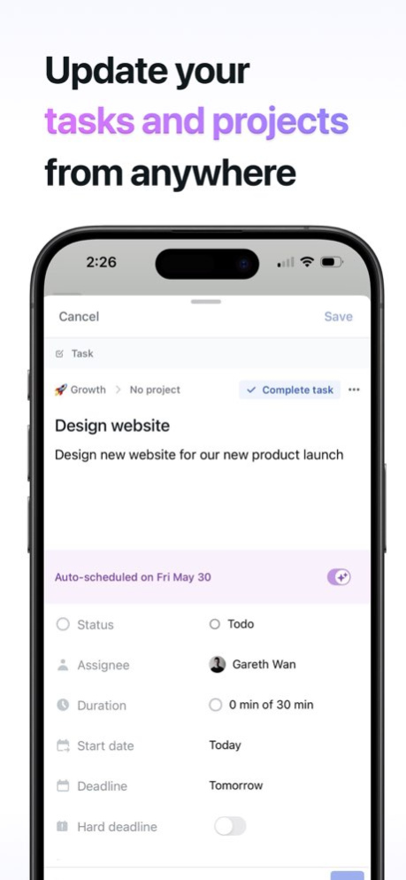 Motion: Tasks & AI Scheduling 2.224.1 Screenshot