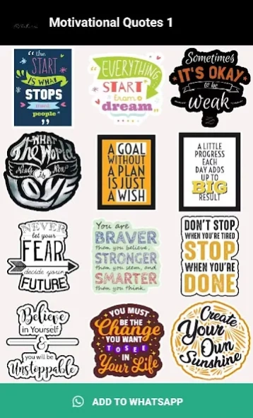 Motivational Stickers 5.7 Screenshot