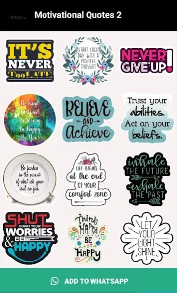 Motivational Stickers 5.7 Screenshot