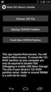 Moto .ISO Mount Installer 1.1 Screenshot