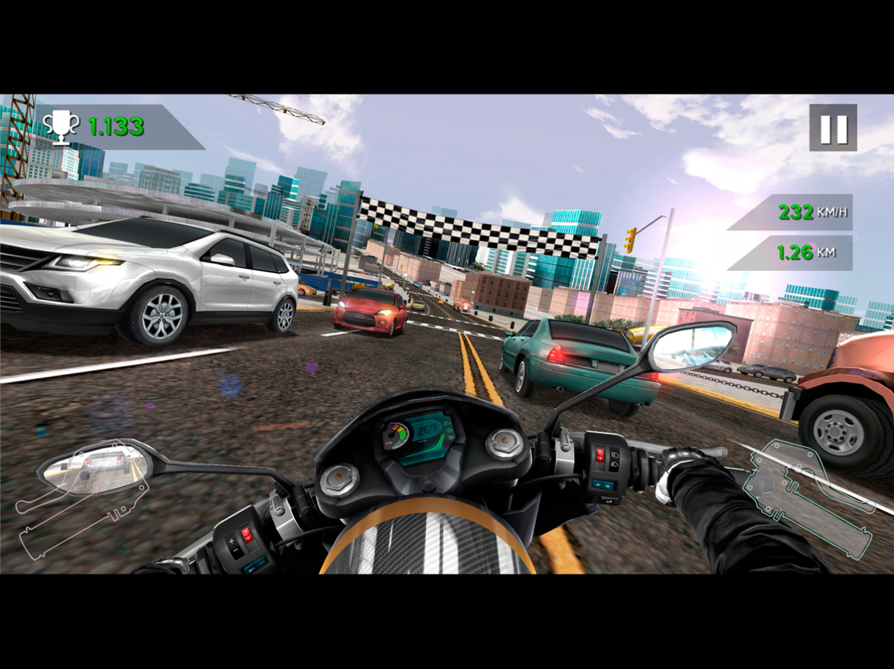 Moto Rider In Traffic 1.1.1 Screenshot