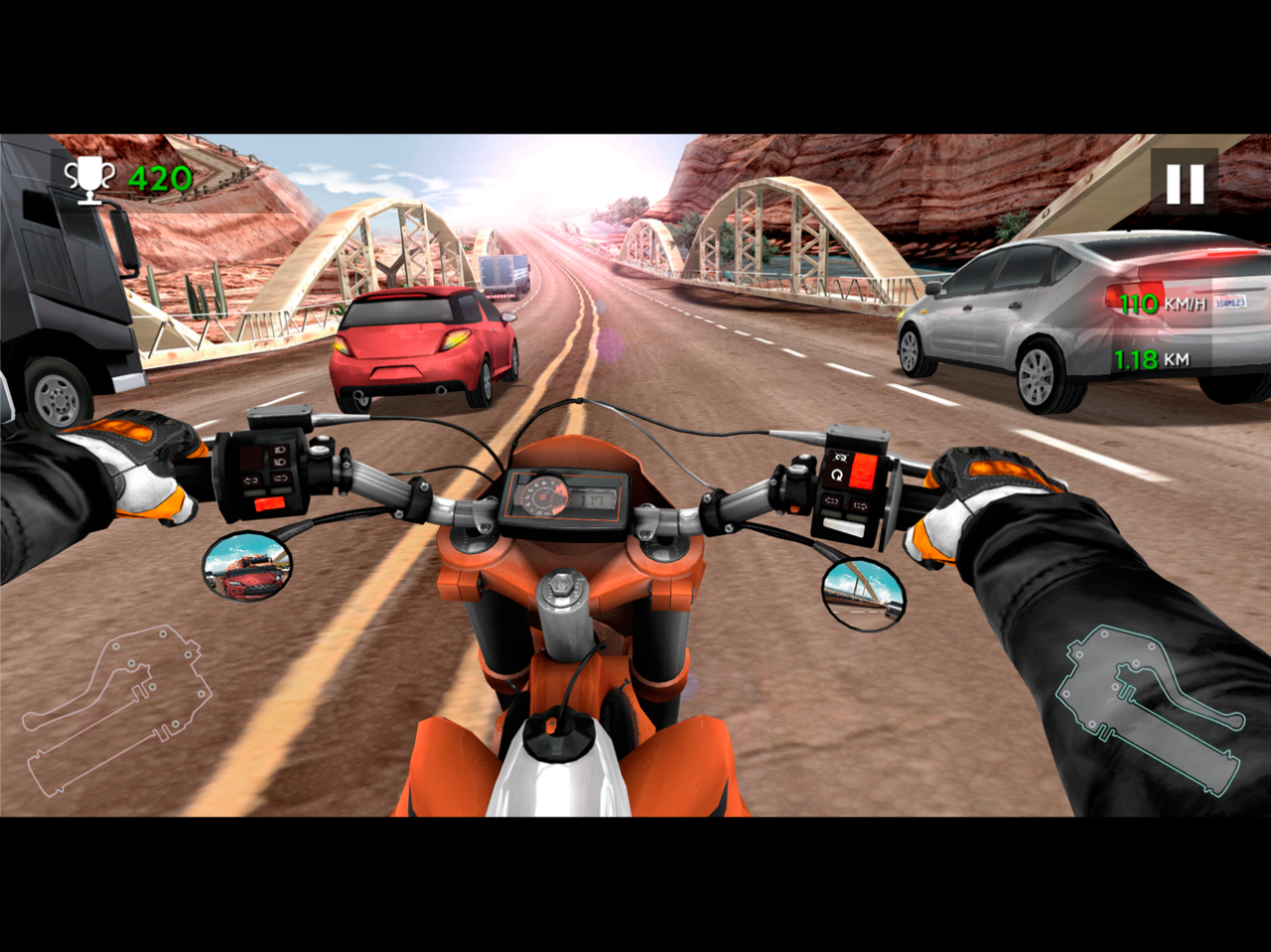 Moto Rider In Traffic 1.1.1 Screenshot