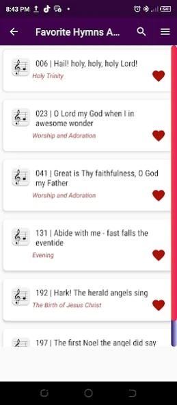 Mountain of Fire Audio Hymnal 2.7 Screenshot