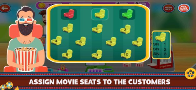 Movie Cinema Cash Register 3.0 Screenshot