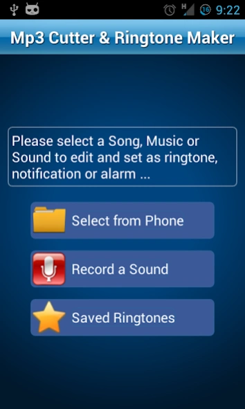 MP3 Cutter and Ringtone Maker 4.1 Screenshot