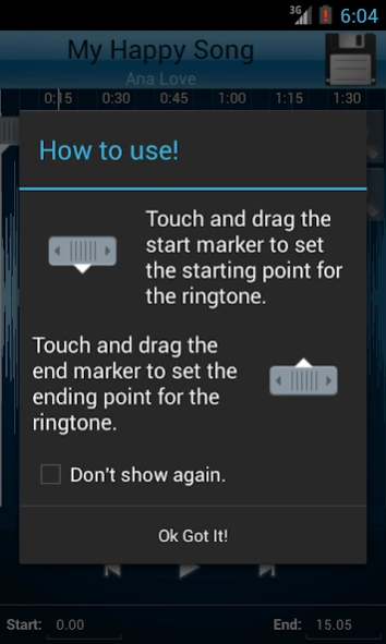 MP3 Cutter and Ringtone Maker 4.1 Screenshot