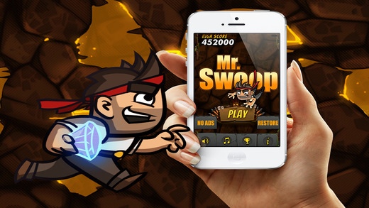 Mr. Swoop - BEST NONSTOP ACTION GAME 1.0 Screenshot