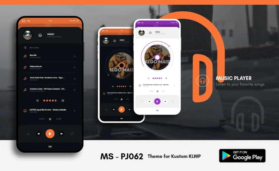 MS - PJ062 Theme for KLWP 062 Screenshot