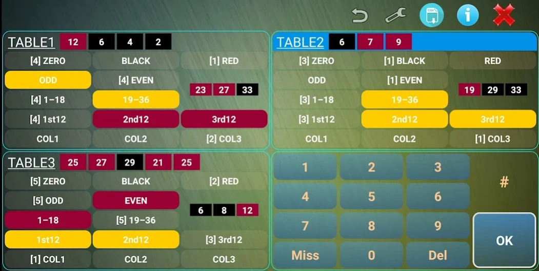 Roulette Counter Multi Tables 3.21 Screenshot