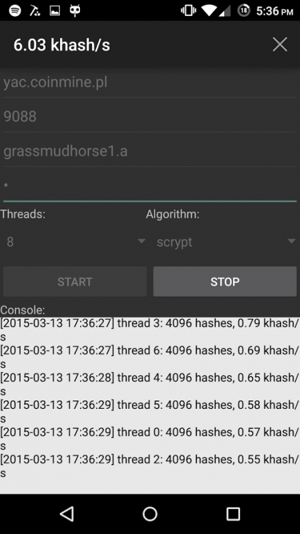 MultiMiner 1.0 Screenshot