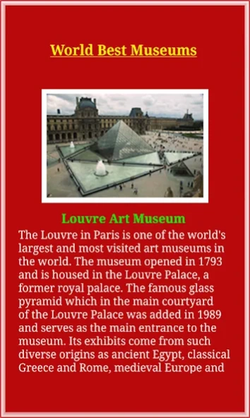 Museum World  Screenshot