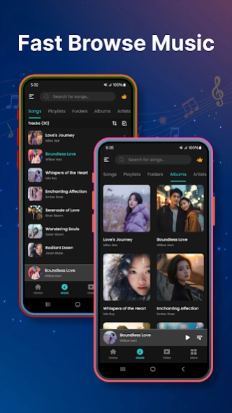 Music Player & Video Player 1.1.9 Screenshot