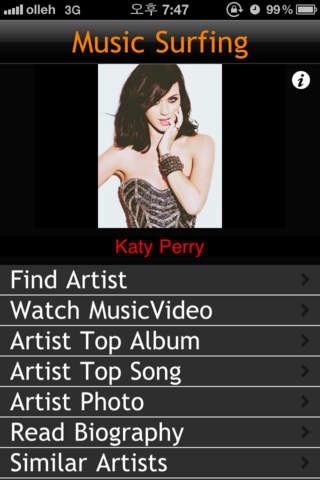Music Surfing 1.1 Screenshot