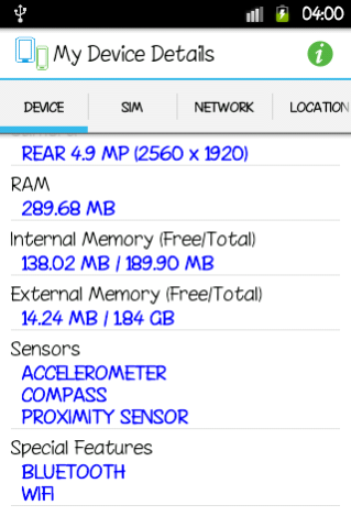 My Device Details 2.0 Screenshot