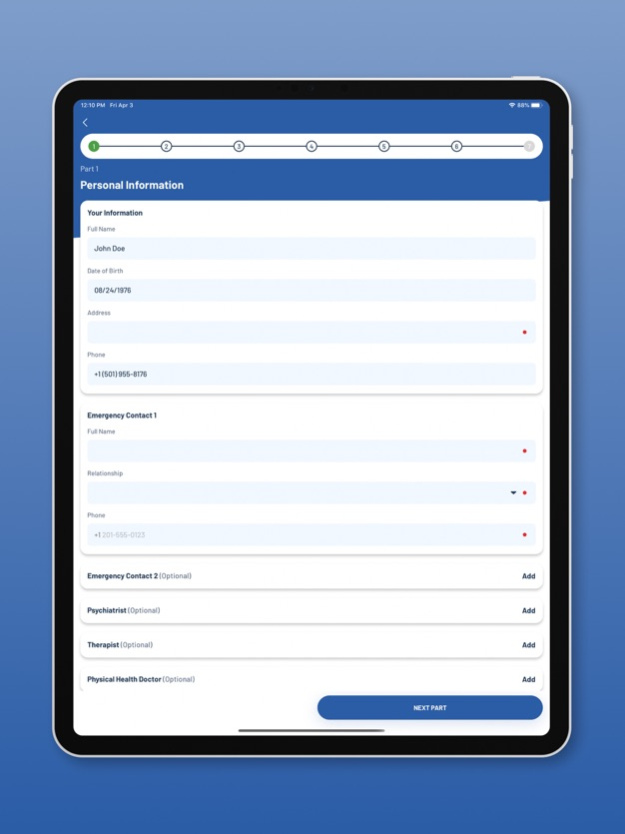 My Mental Health Crisis Plan 1.2.5 Screenshot
